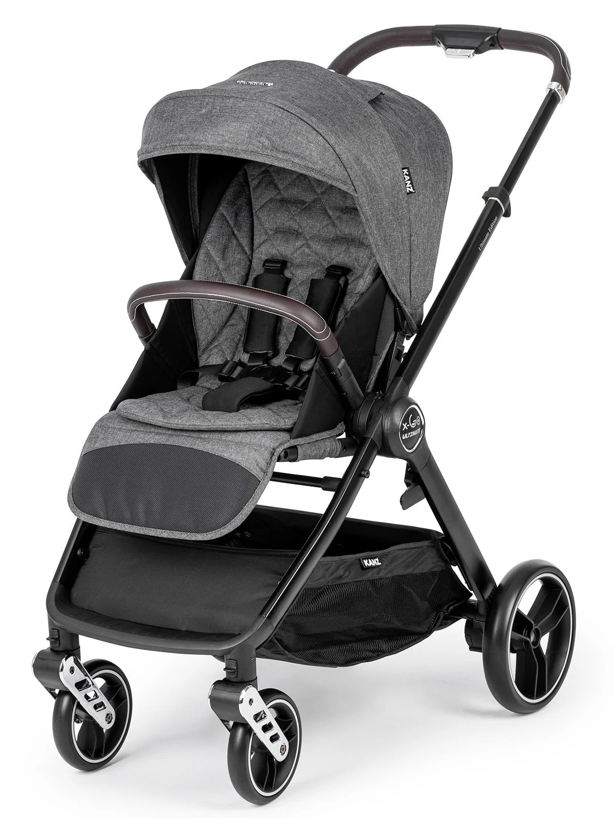 Kanz X-Go Ultimate Travel Sistem Bebek Arabası  - Gri - Image 2