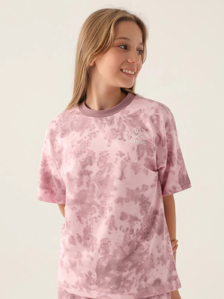 Kappa Kız Çocuk 5-15 Yaş Tişört - Pembe - Image 4