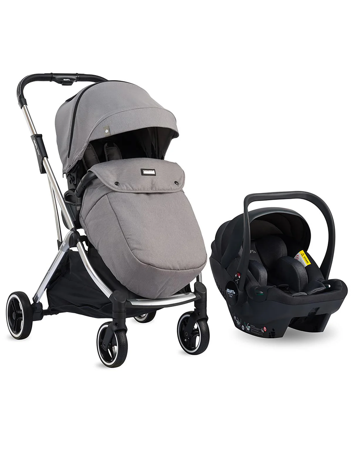 Kraft sI-Size Travel Sistem Bebek Arabası - Gri - Image 33