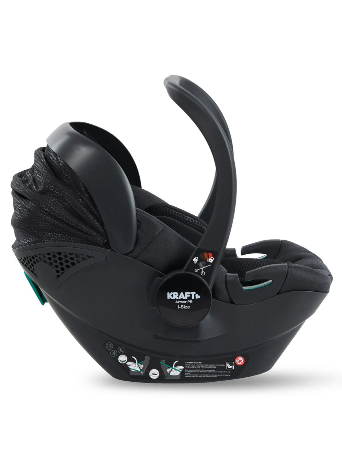 Kraft Armor Pr I-Size 13 kg Anakucağı/ Oto Koltuğu - Siyah - Image 18