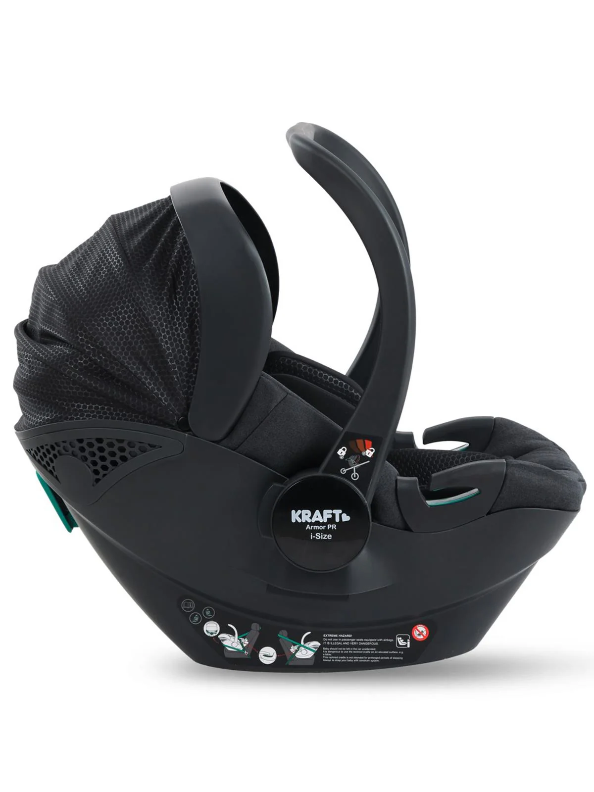 Kraft Armor Pr I-Size 13 kg Anakucağı/ Oto Koltuğu - Siyah - Image 19