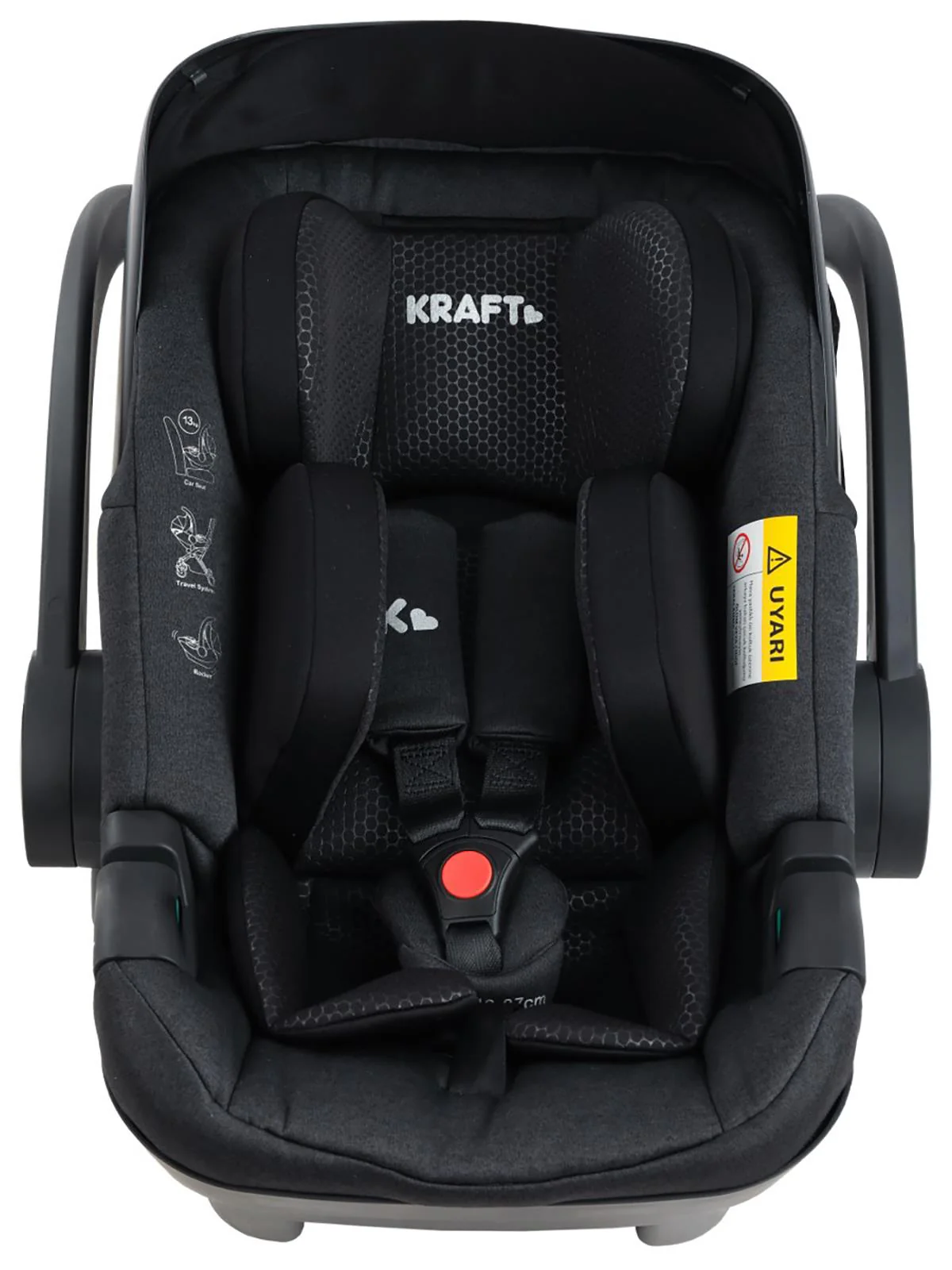 Kraft Armor Pr I-Size 13 kg Anakucağı/ Oto Koltuğu - Siyah - Image 6