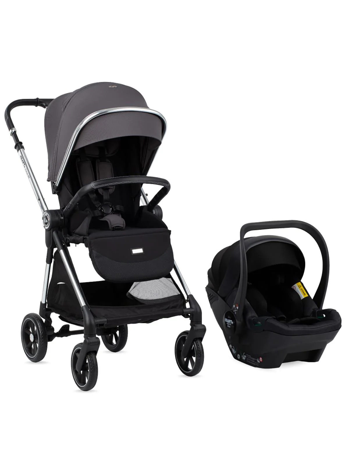 Kraft Focus Pr Travel Sistem Bebek Arabası - Gri