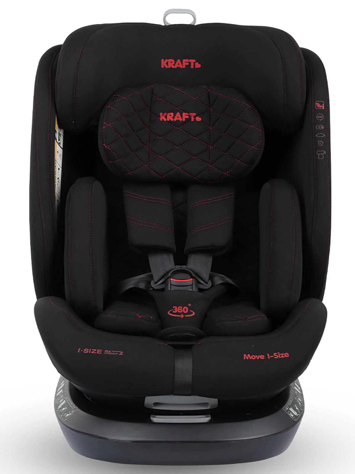 Kraft Move I-Size Oto Koltuğu 0-36 kg  (40-150 Cm) - Siyah - Image 4