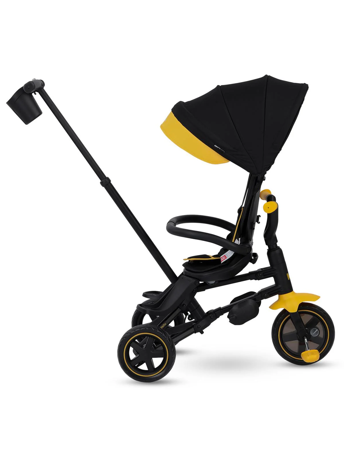Kraft Nova Niello QPlay 6 in 1 Katlanır Bisiklet - Sarı - Image 2