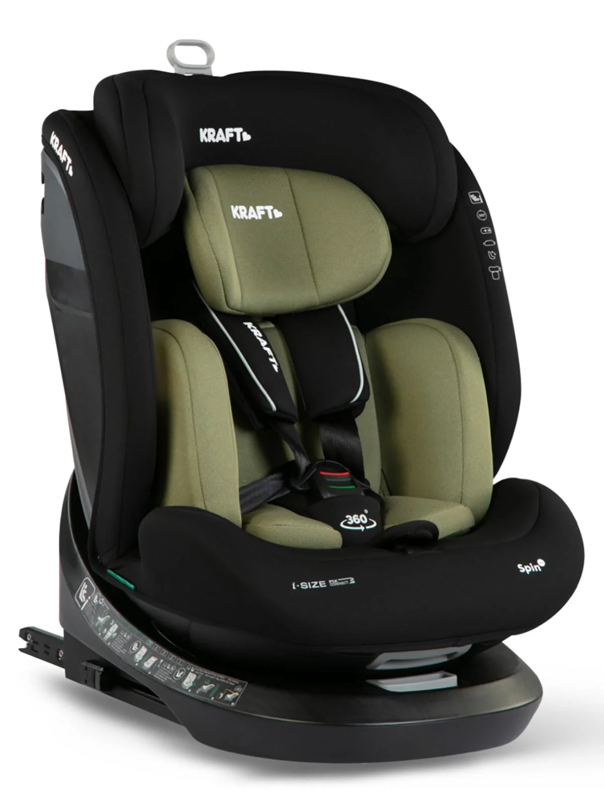 Kraft Spin I-Size Oto Koltuğu 0-36 Kg - Yeşil - Image 2