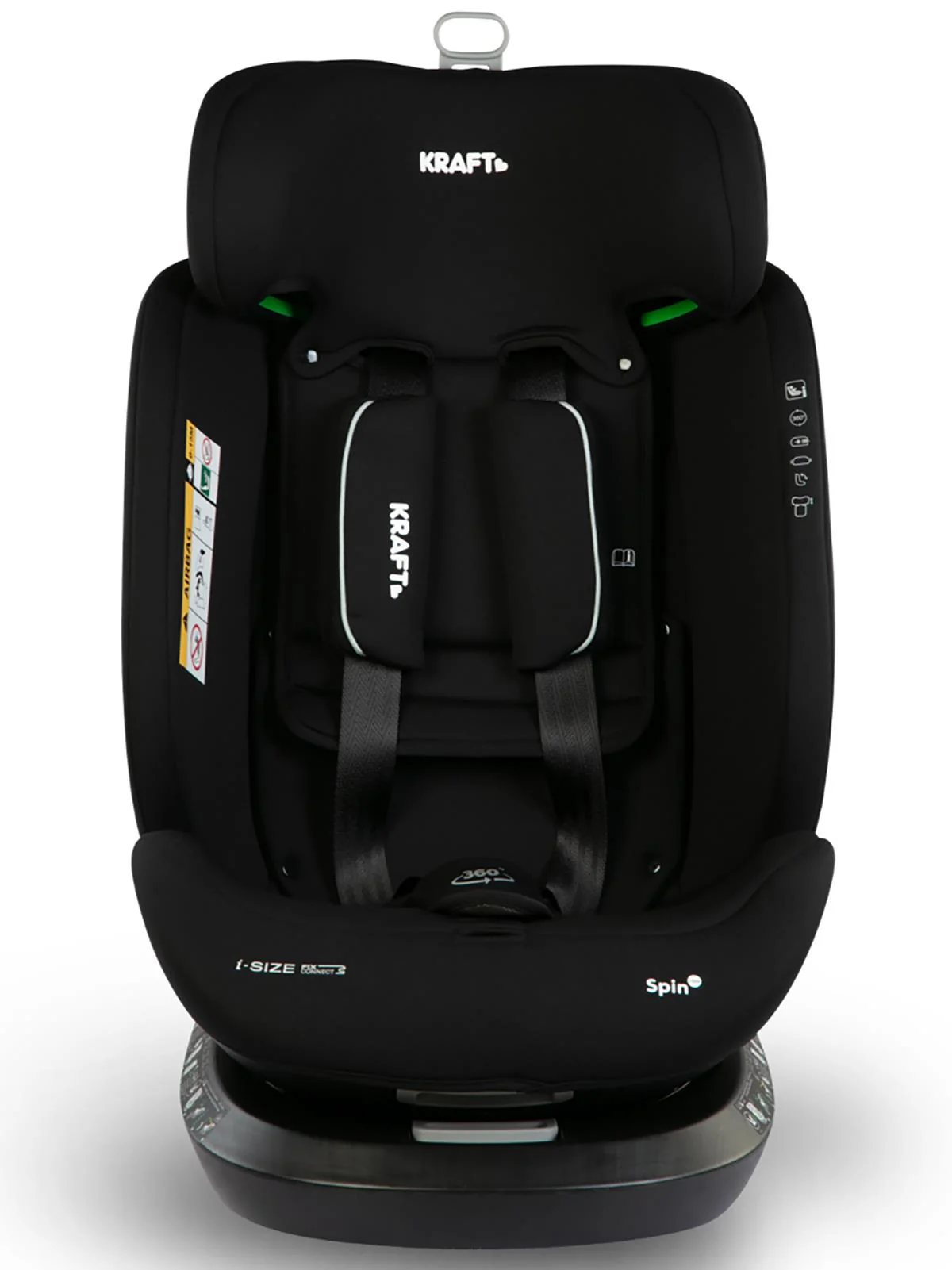 Kraft Spin I-Size Oto Koltuğu 0-36 Kg - Yeşil - Image 7