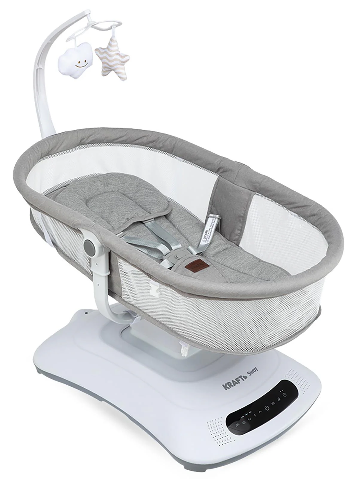 Kraft Sway Portbebeli Elektrikli Salıncak - Gri - Image 8