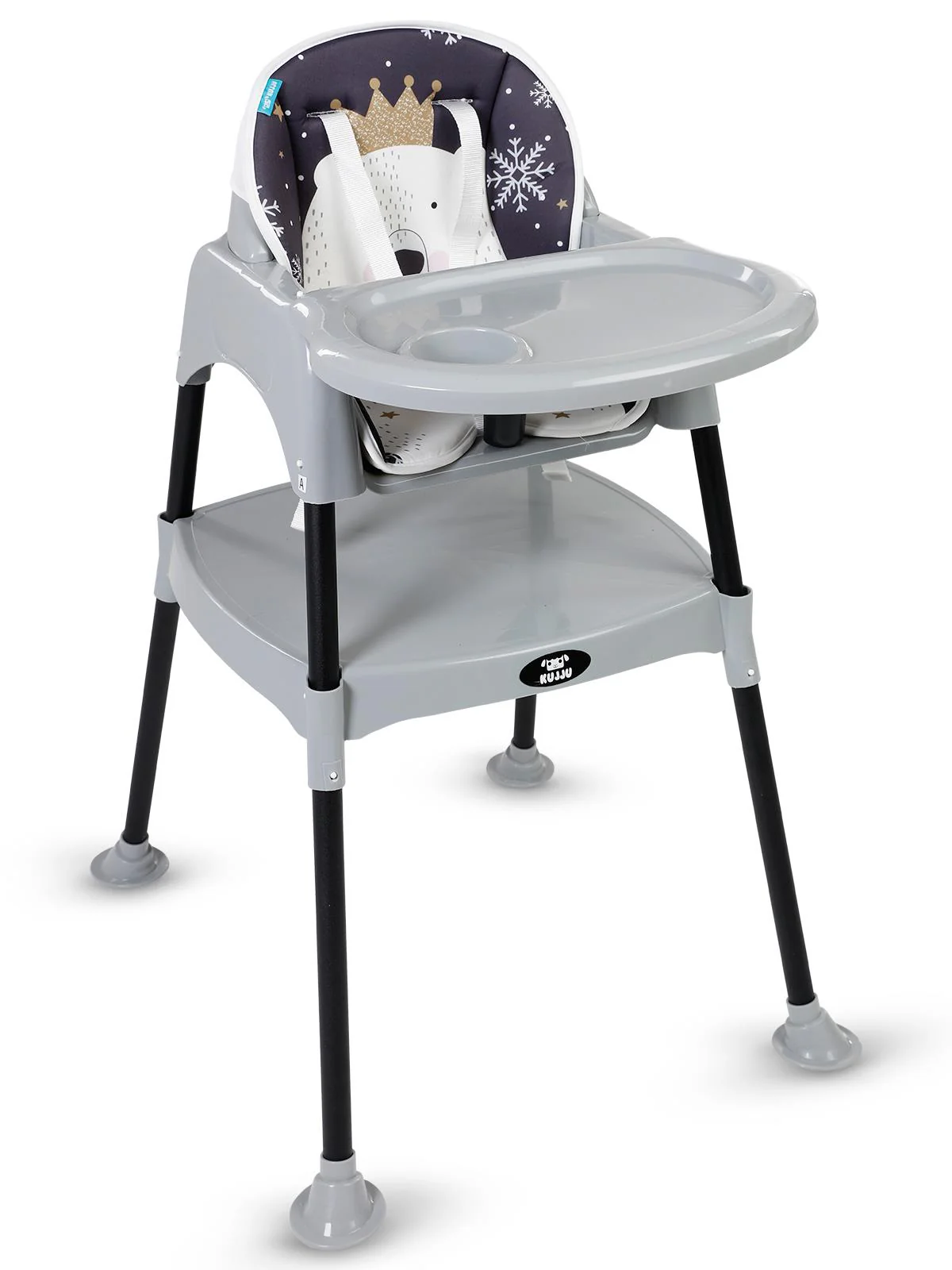 Kujju Platin 3 in 1 Mama Sandalyesi - Krem Gri - Image 5