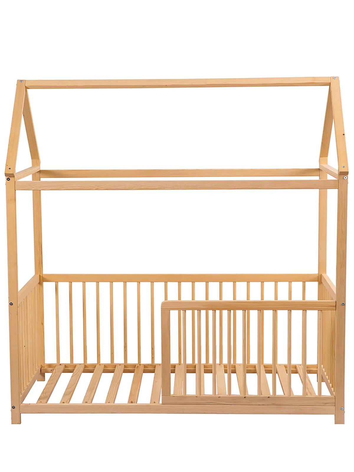 Kukka Doğal Ahşap Montessori Yatak 70x140 cm - Image 4