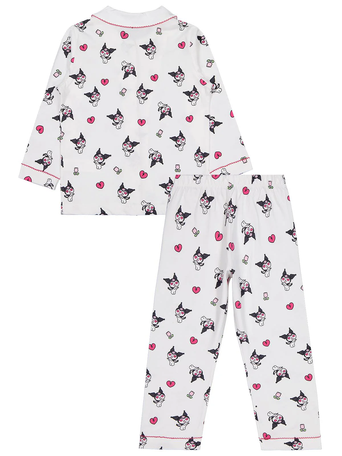 Kuromi 10-13 Yaş Pijama Takımı - Ekru - Image 3