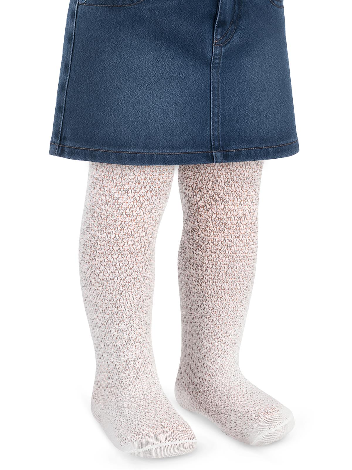 Lacoste Bebek Kız 6-18 Ay Külotlu Çorap - Beyaz - Image 3