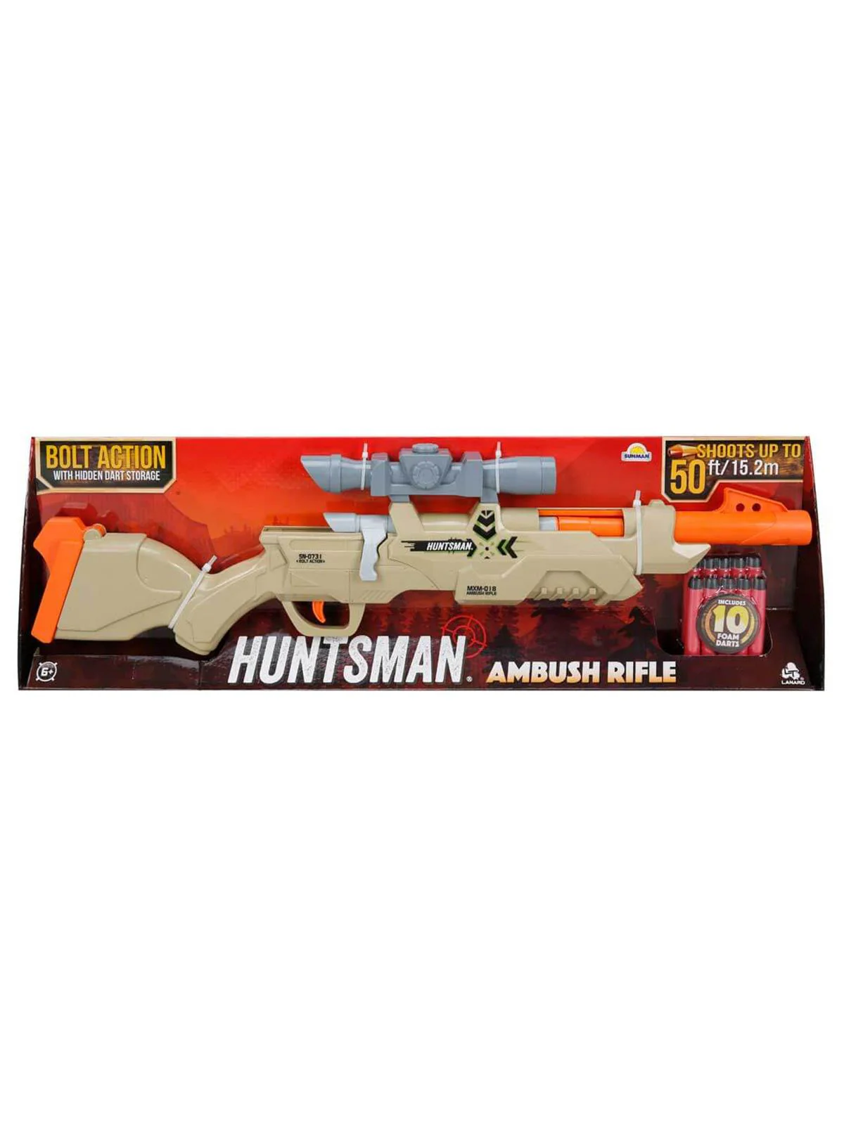 Lanard Toys Huntsman Alpha Ambush Tüfek 10 Dartlı - Image 2