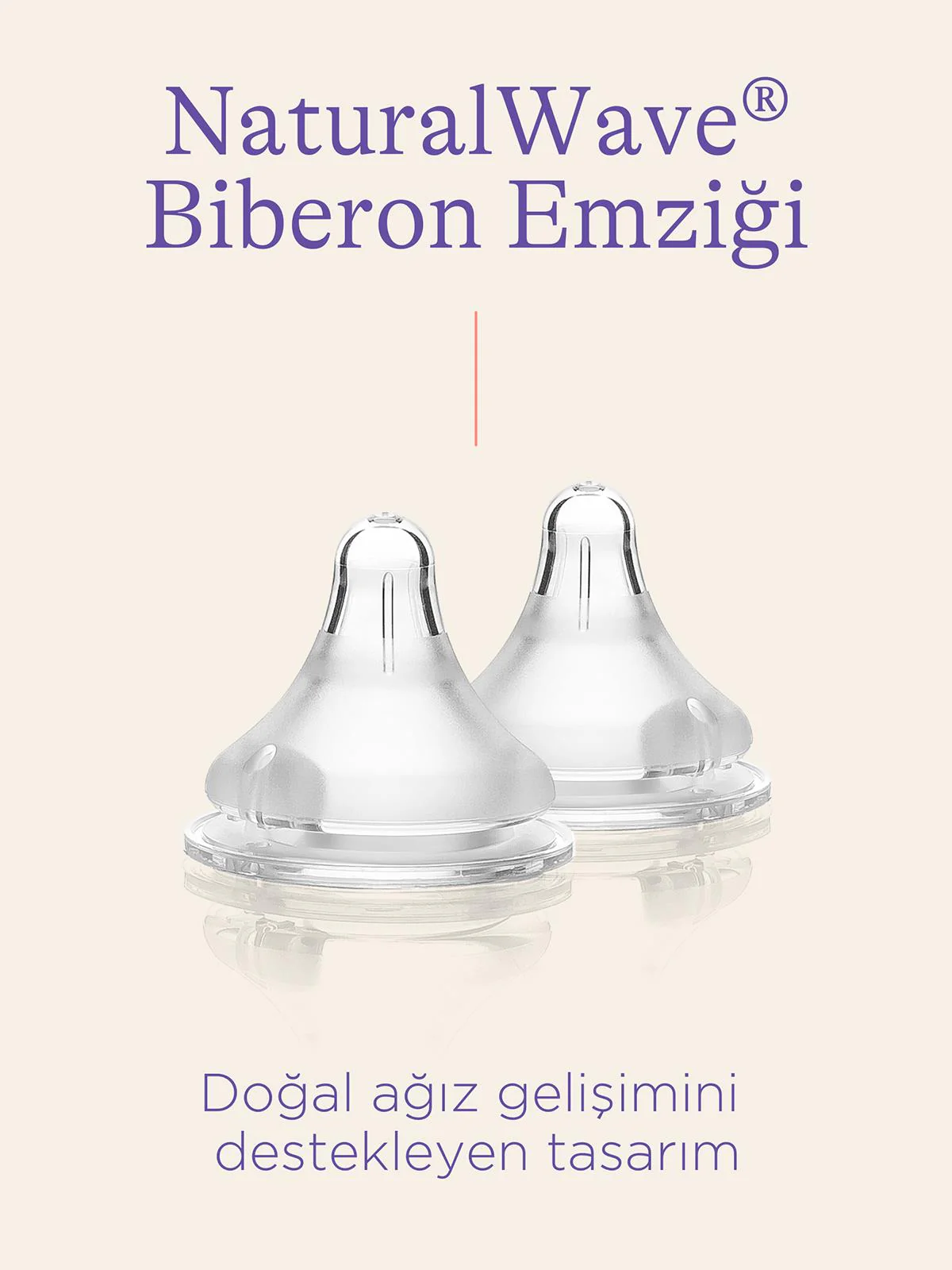 Lansinoh Natural Wave 2'li Biberon Emziği Yavaş Akış - Image 7