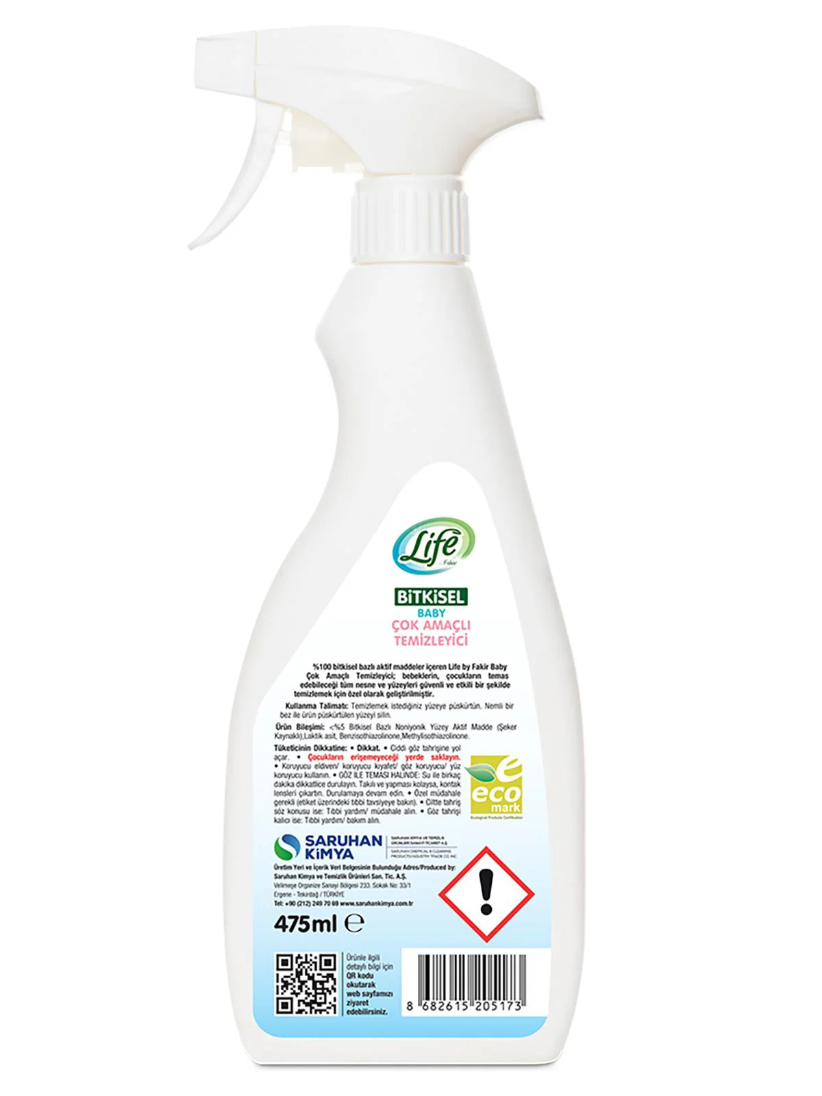 Fakir Bitkisel Bebek Çok Amaçlı Temizleyici 475 Ml - Image 7