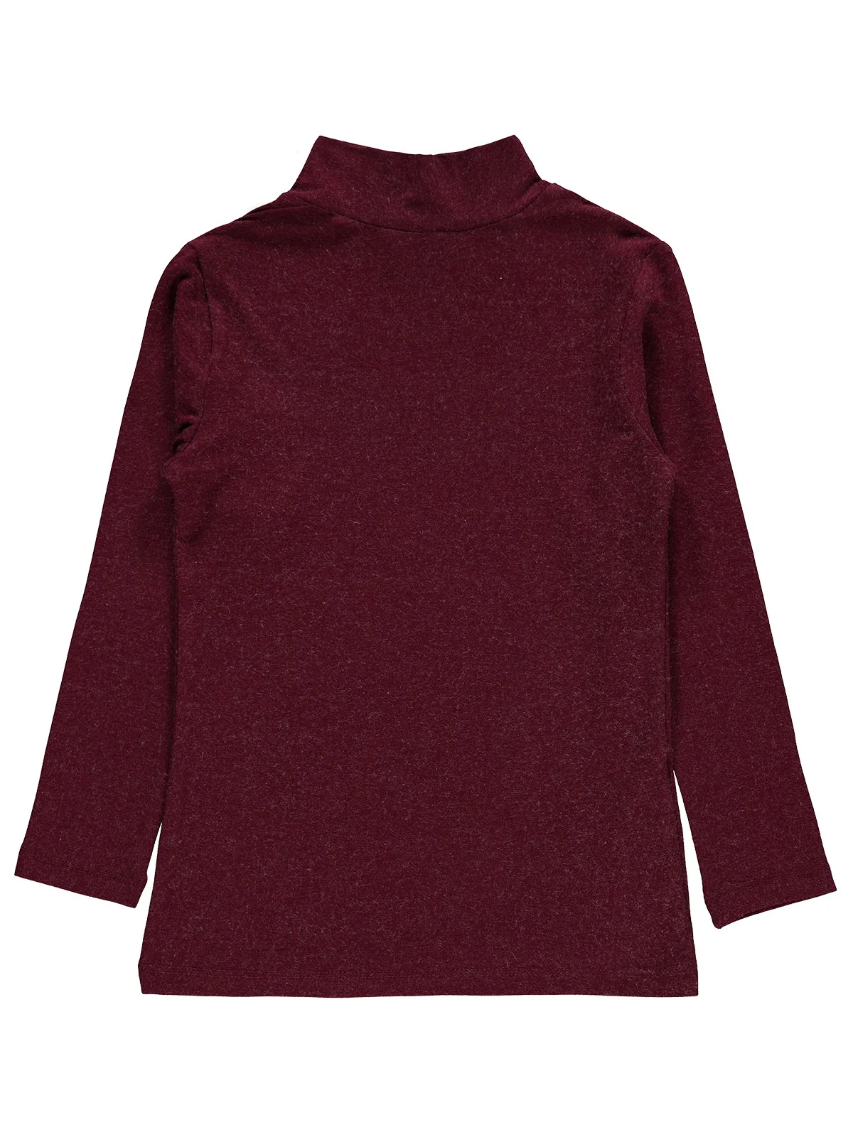 Lovetti Sanko Yarım Balıkçı Uzun Kol 5-8 Yaş Sweatshirt - Bordo