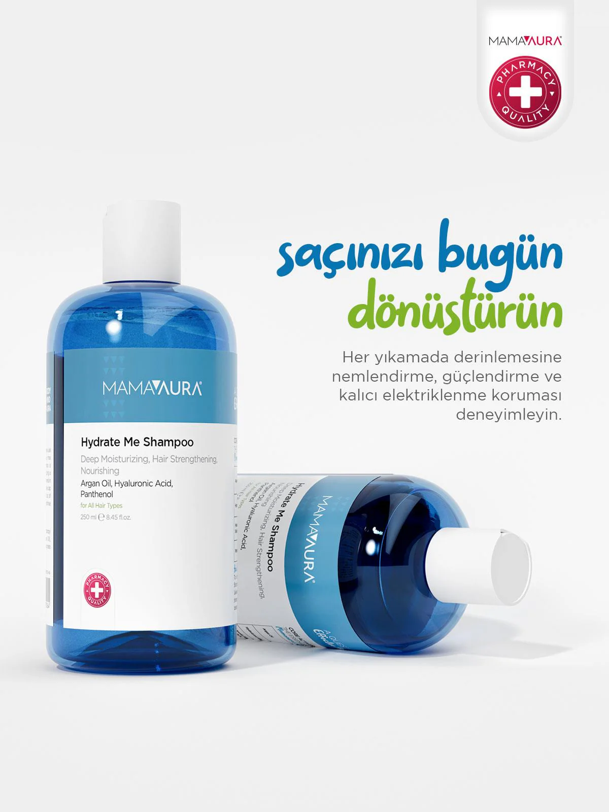 Mamaaura Hydrate Me Nemlendirici Şampuan 250 ml - Image 6
