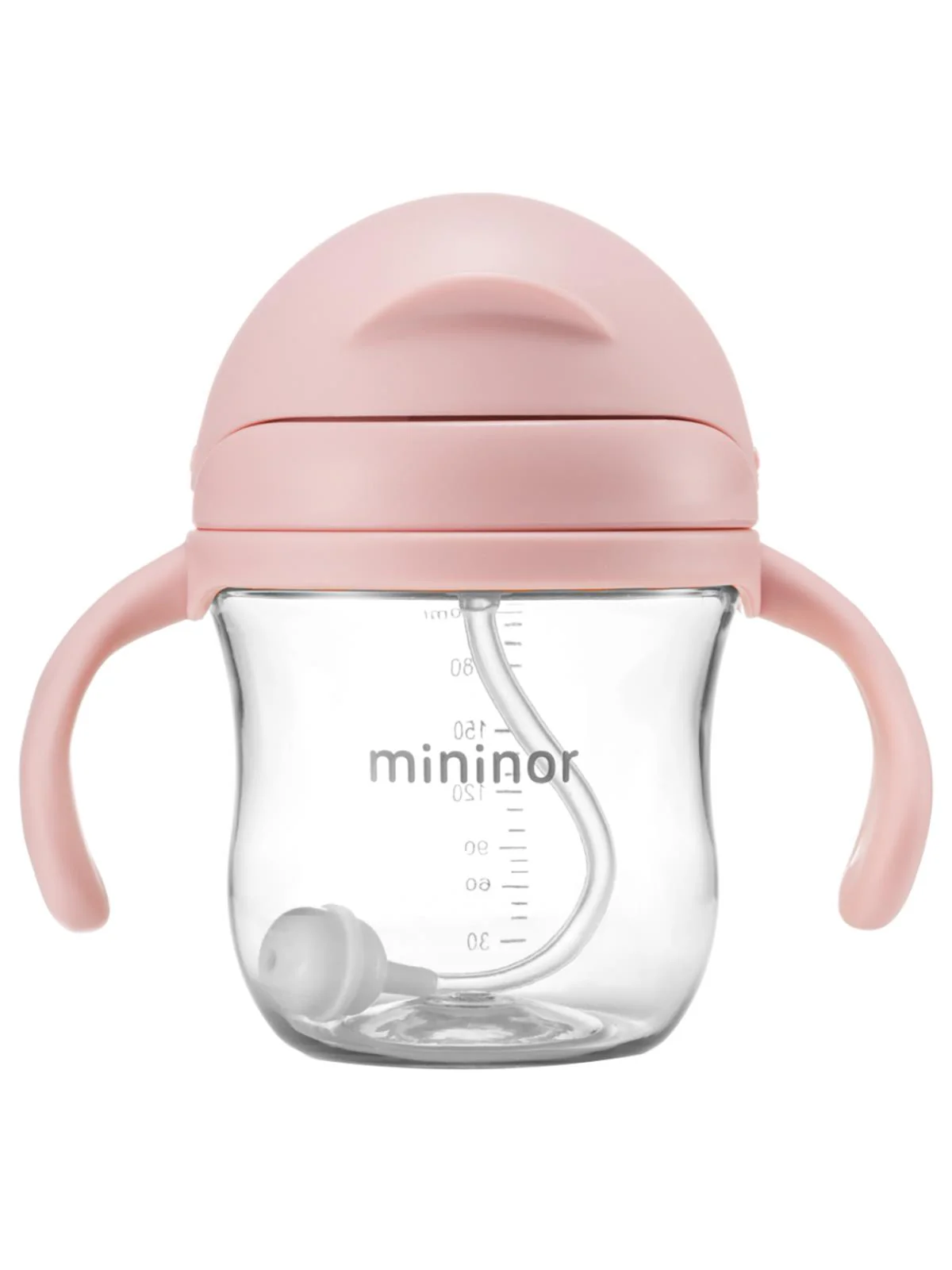 Mininor Tritan Akıllı Alıştırma Bardağı 220 ml - Rose - Image 2