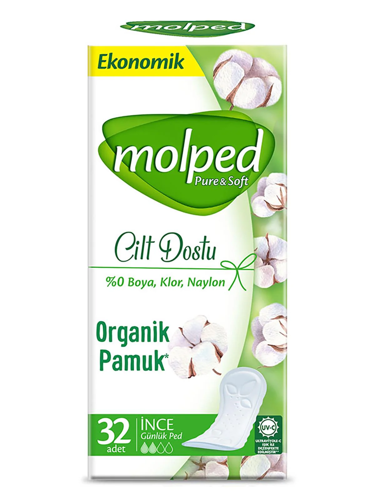 Molped P&S İncelik 32'li Eko Yetişkin Ped - Image 2