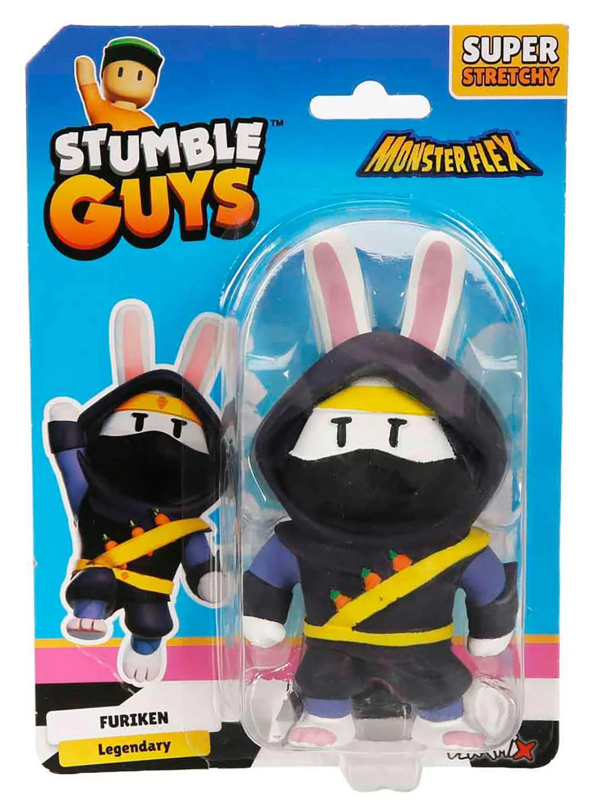 Monster Flex Stumble Guys Super Stretch Figür - Siyah - Image 3