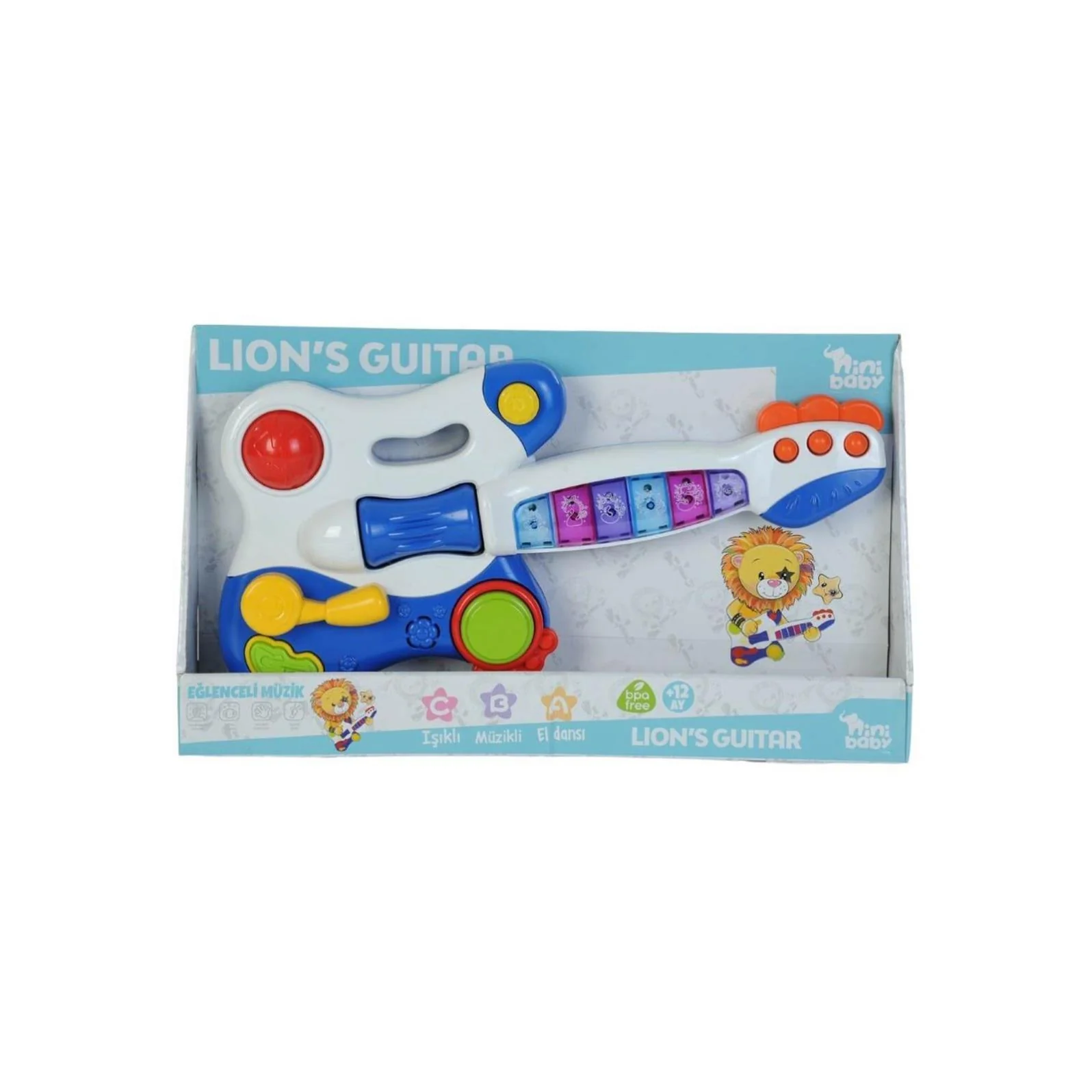 Erdem Oyuncak Nini Baby Işıklı Müzikli Gita
