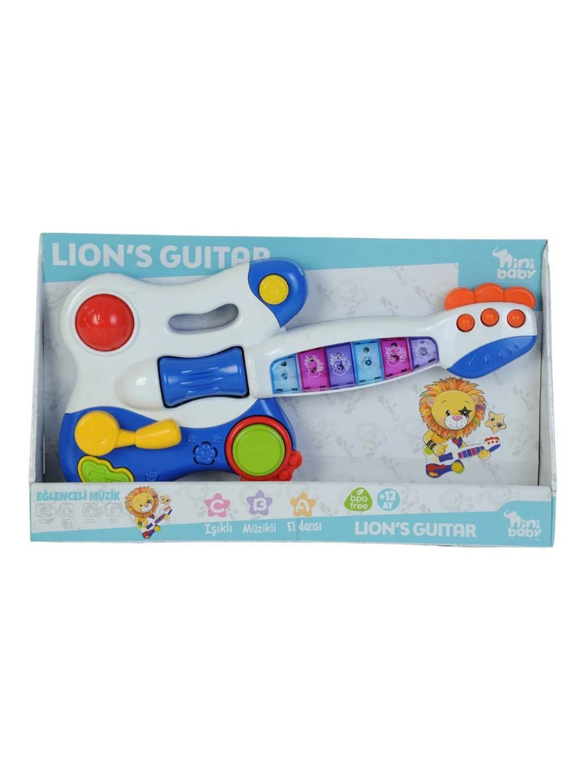 Erdem Oyuncak Nini Baby Işıklı Müzikli Gita - Image 2