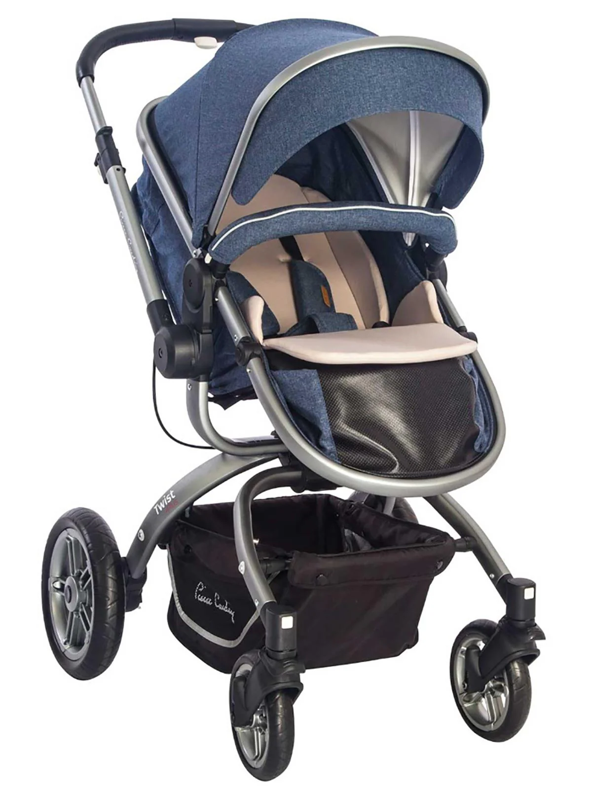 Pierre Cardin Pc Twist +plus Travel Bebek Arabası - Lacivert - Image 4