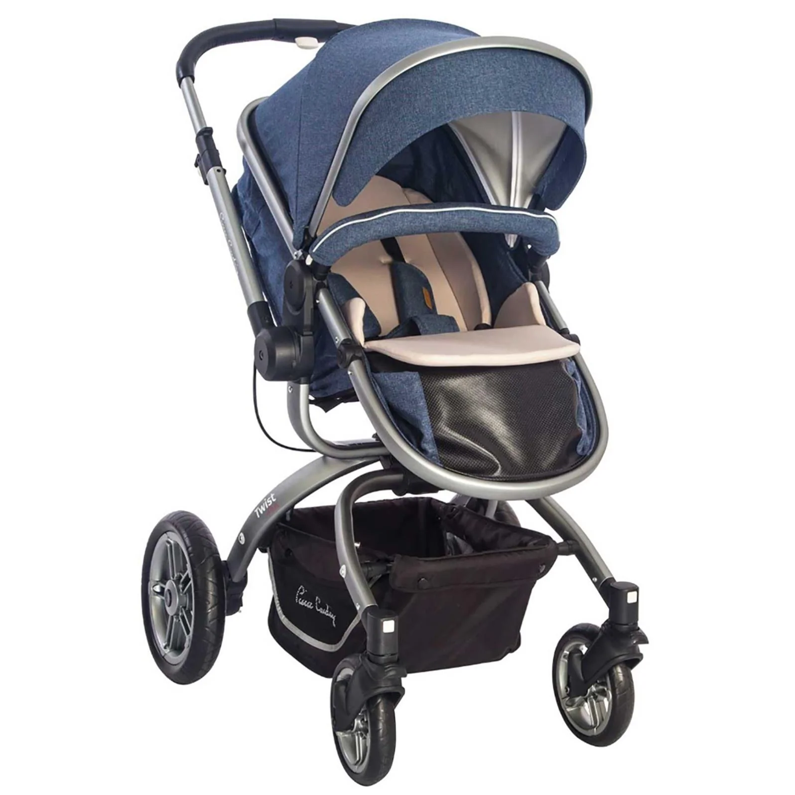 Pierre Cardin Pc Twist +plus Travel Bebek Arabası - Lacivert - Image 5