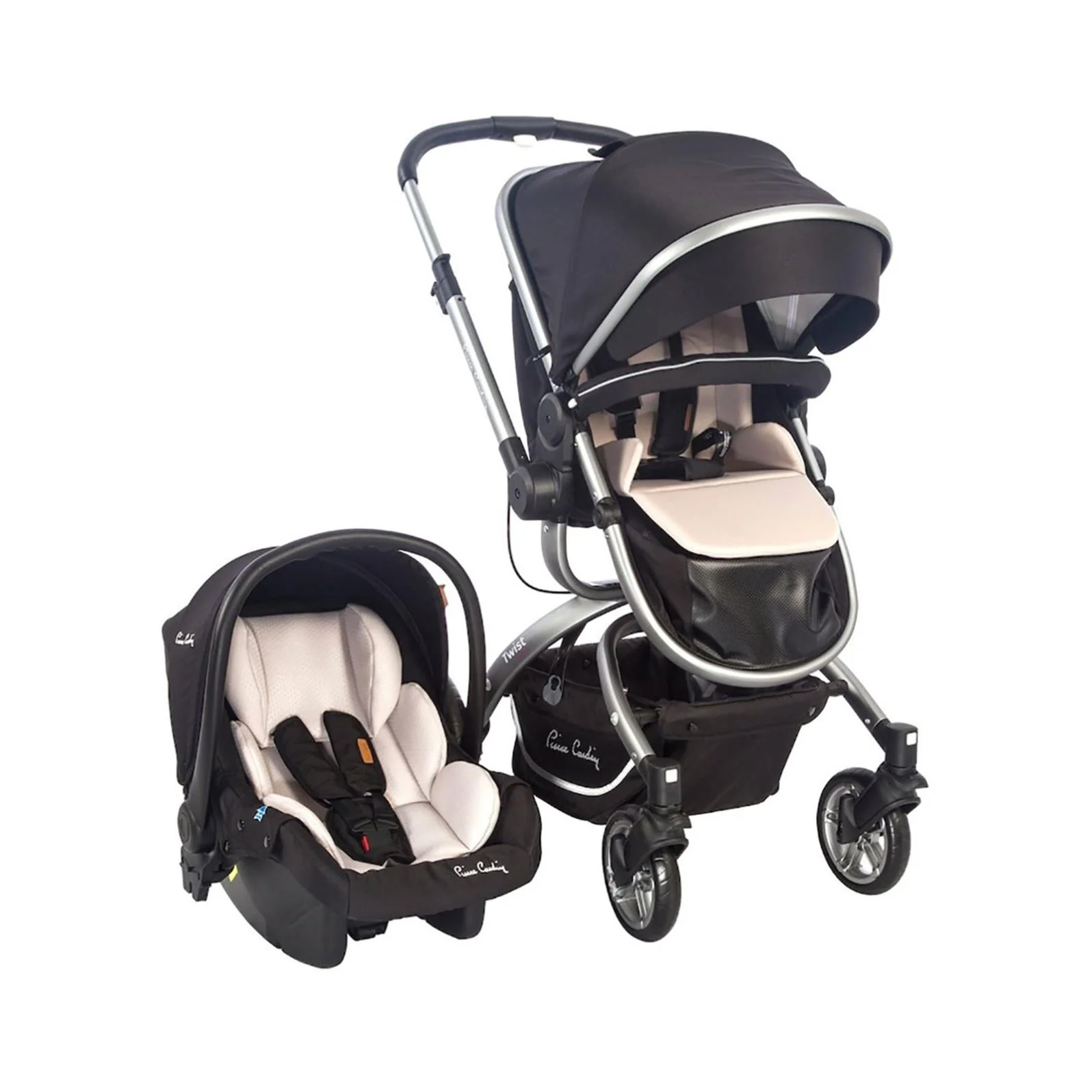 Pierre Cardin Pc Twist +plus Travel Bebek Arabası - Siyah - Image 4