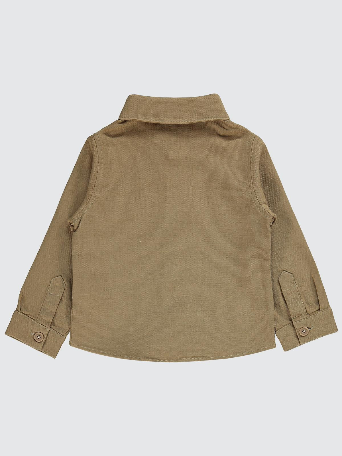 Pierre Cardin Cep Kapaklı 2-5 Yaş Gömlek - Bej - Image 2