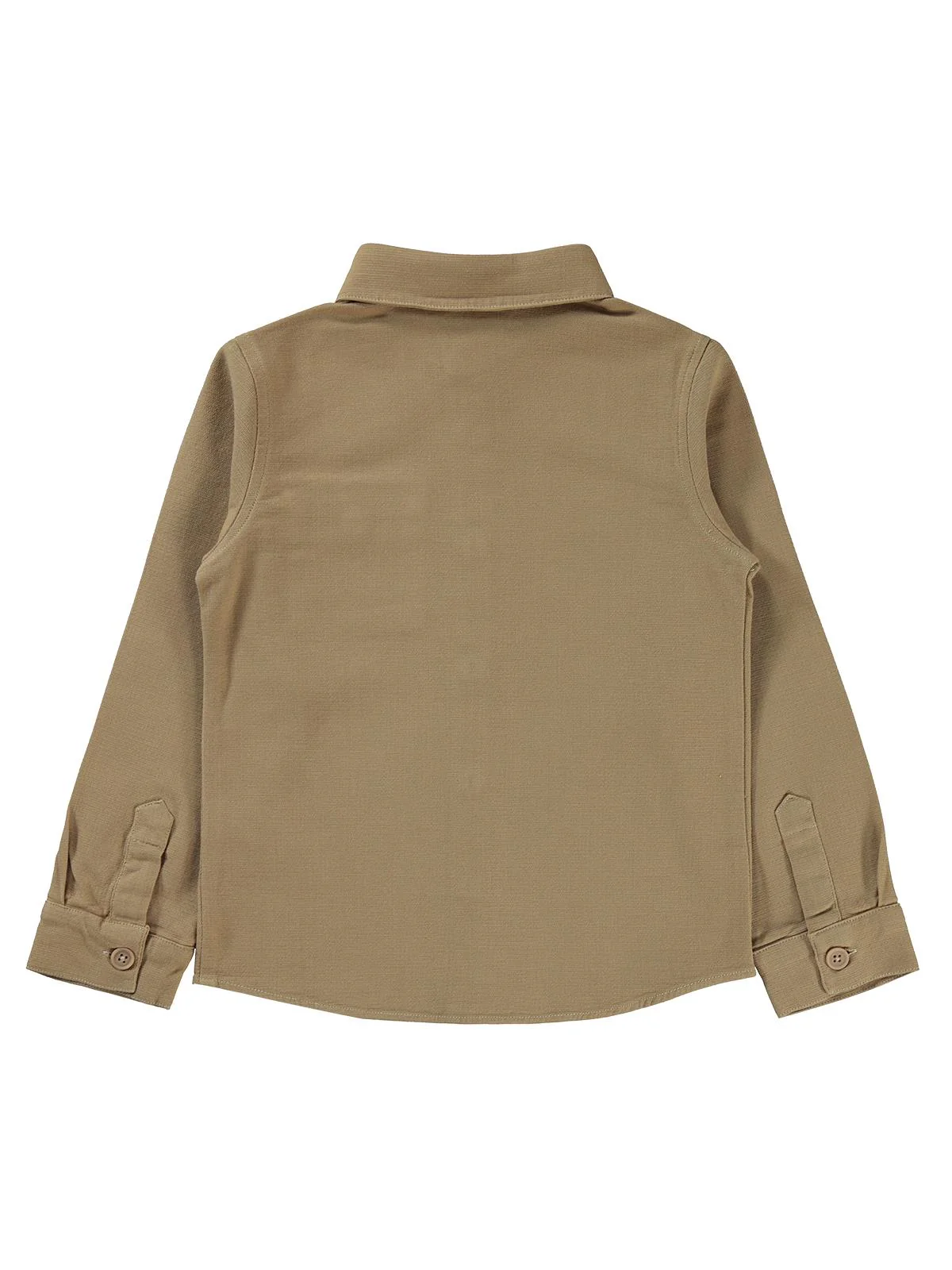 Pierre Cardin Cep Kapaklı 6-9 Yaş Gömlek - Bej - Image 4
