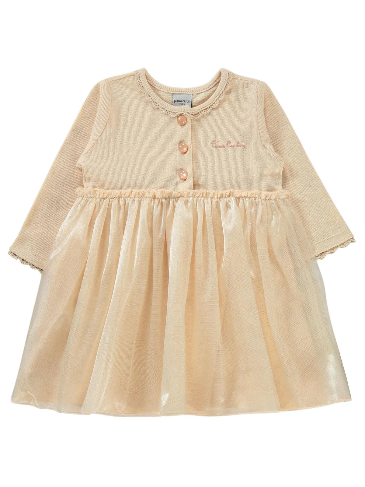 Pierre Cardin 6-18 Ay Elbise - Pudra - Image 3
