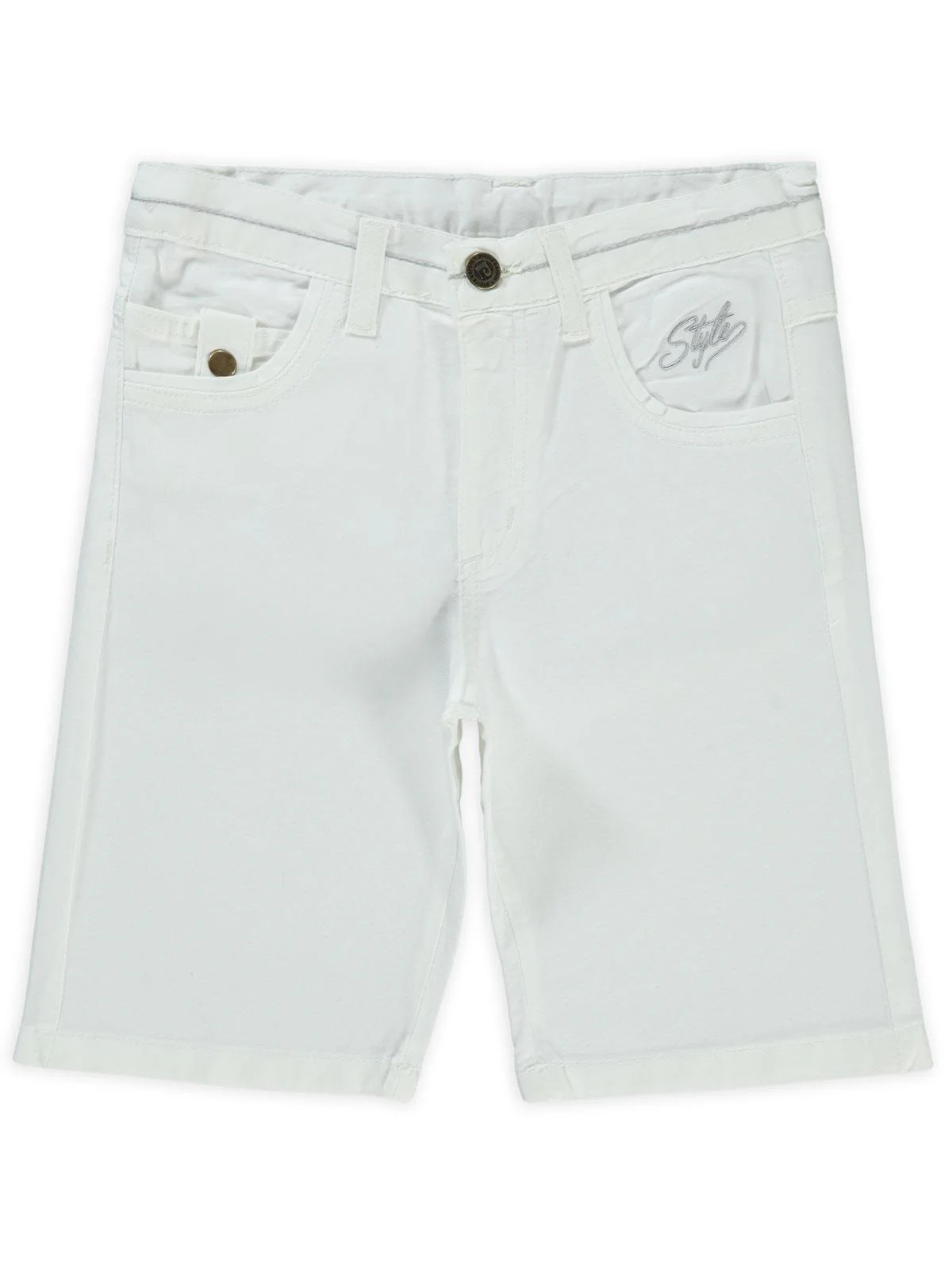 Pierre Cardin Basic 6-9 Yaş Kapri - Beyaz