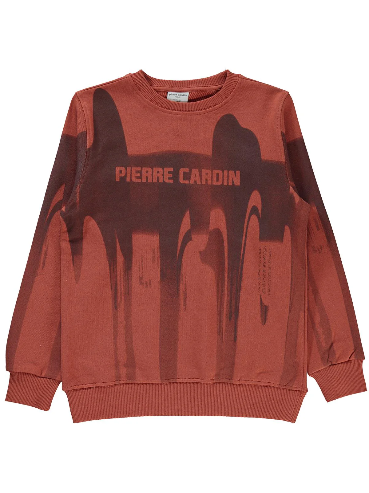 Pierre Cardin Baskılı 10-12 Yaş Sweatshirt - Turuncu - Image 3