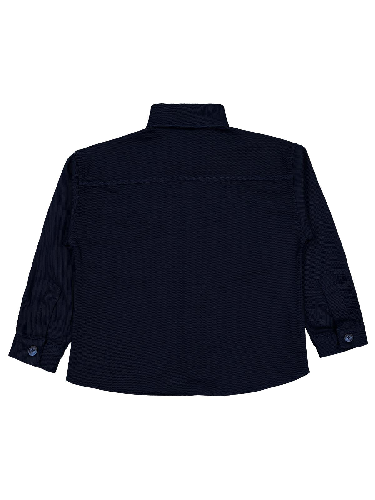 Pierre Cardin Çift Cepli 6-9 Yaş Gömlek - Lacivert - Image 2