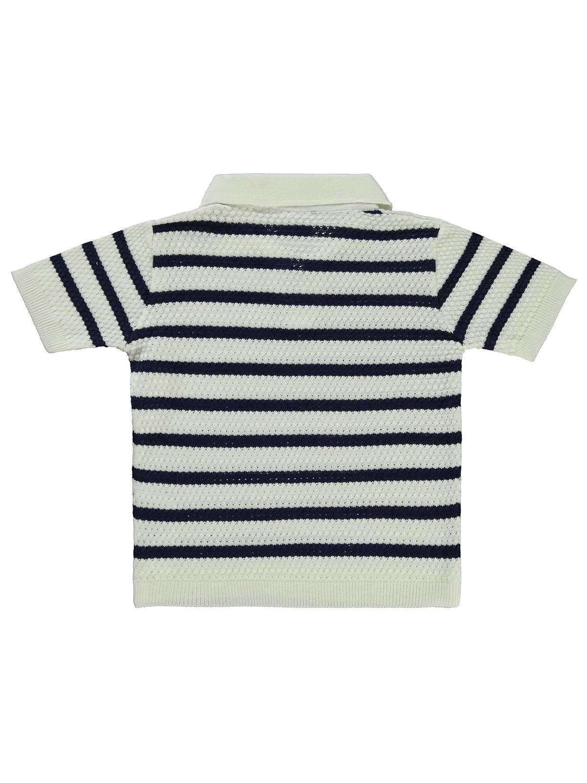 Pierre Cardin Çizgili Tiriko 2-5 Yaş Tişört - Lacivert - Image 4