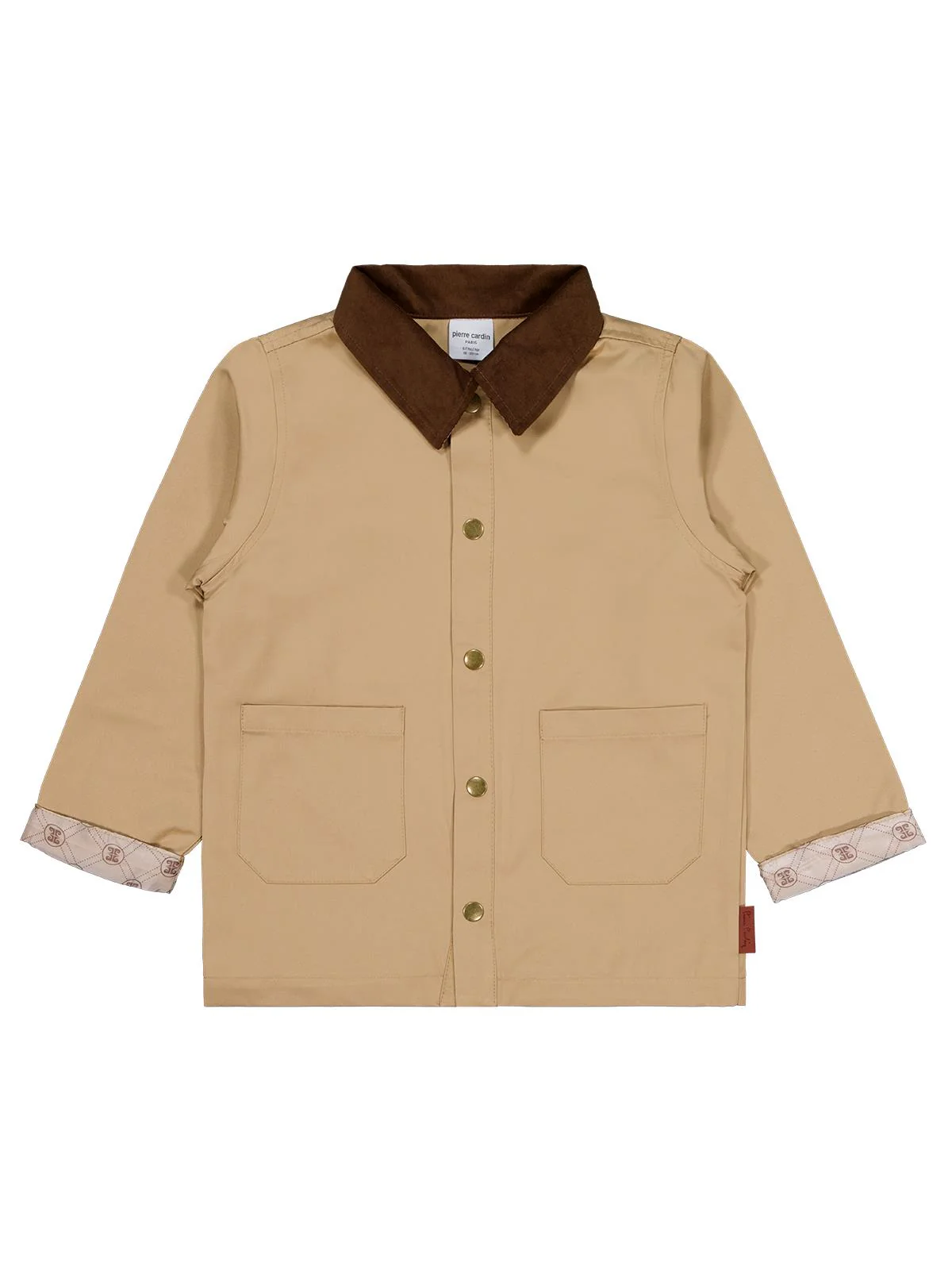 Pierre Cardin Gömlek Yaka 10-12 Yaş Mont - Bej - Image 2