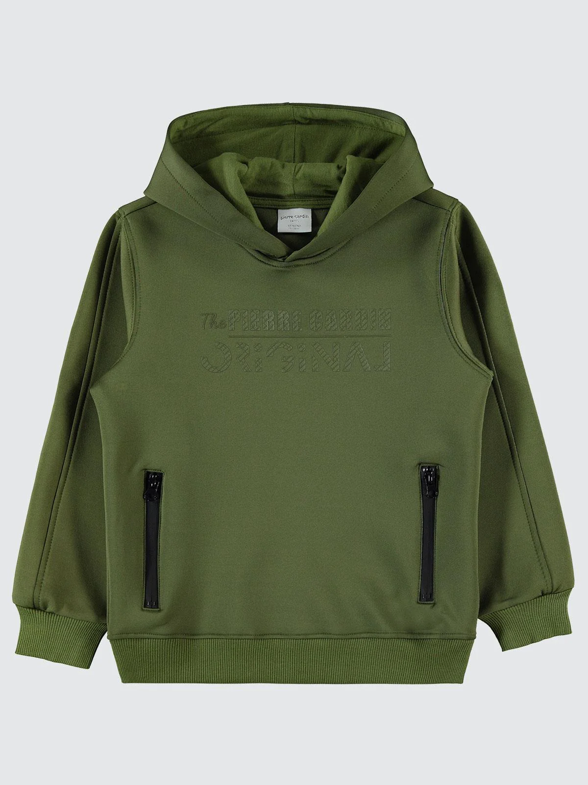 Pierre Cardin Original Baskılı 6-9 Yaş Sweatshirt - Haki - Image 2