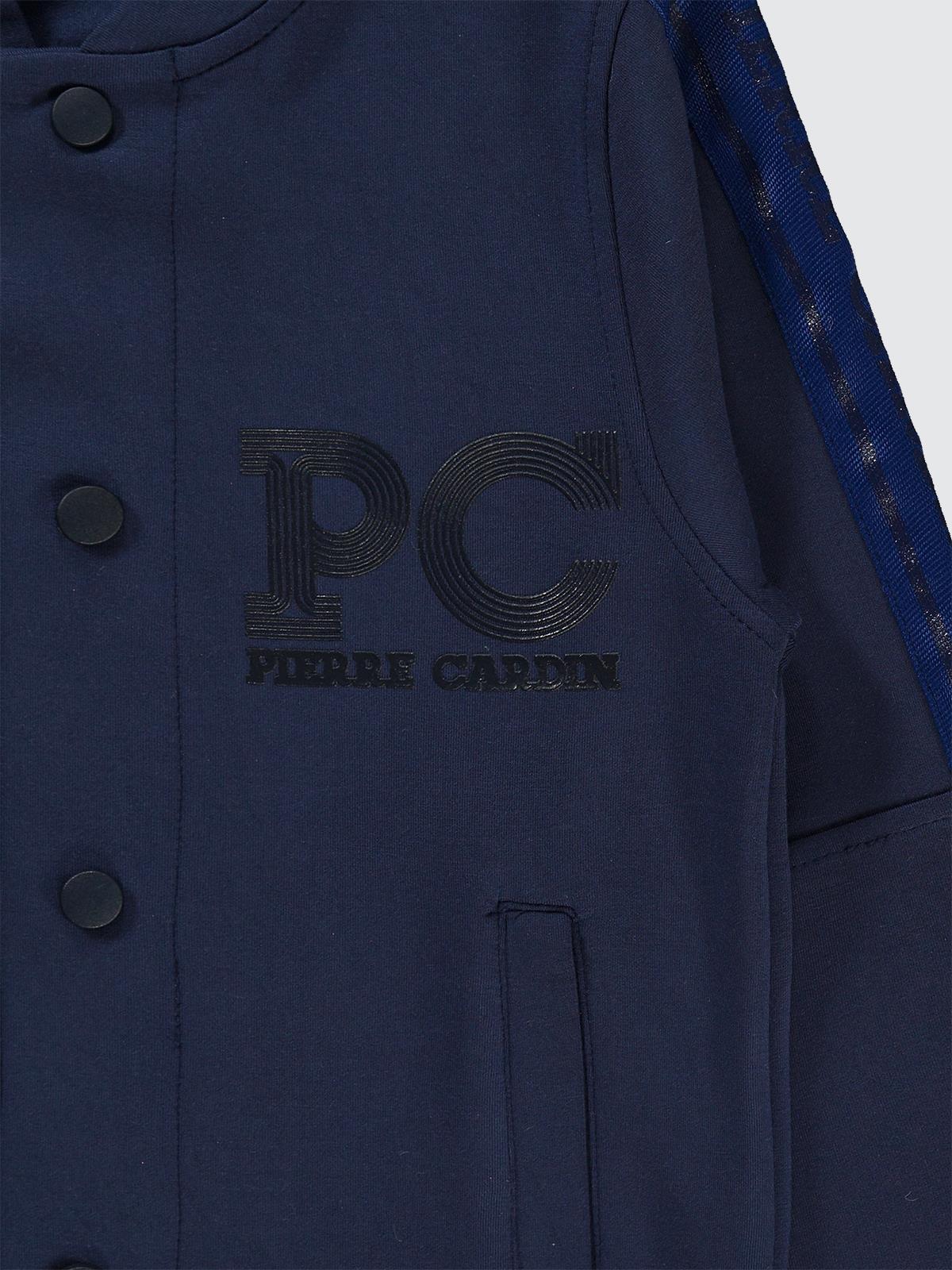 Pierre Cardin PC Baskılı 6-9 Yaş Hırka - Lacivert - Image 10