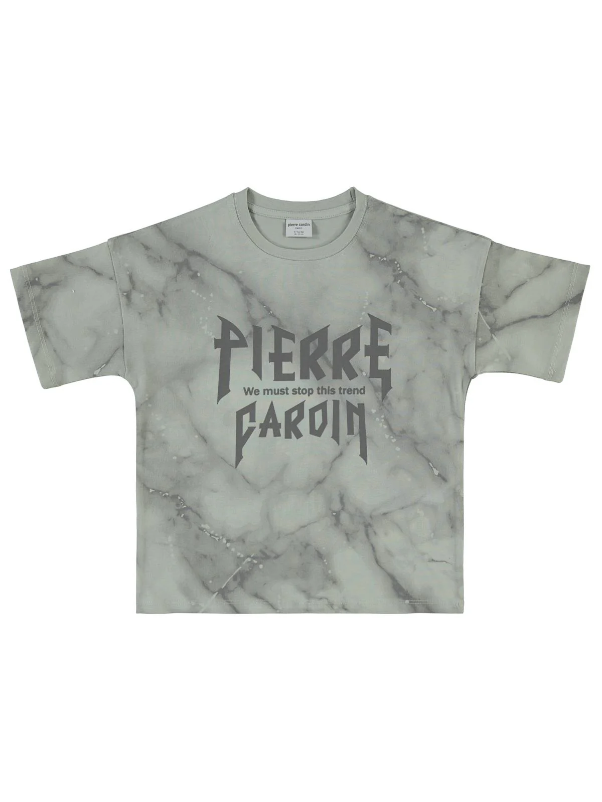 Pierre Cardin Pierre Cardin 10-12 Yaş Tişört - Gri - Image 2
