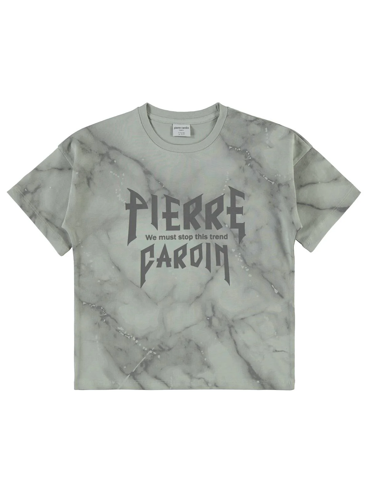 Pierre Cardin Pierre Cardin 10-12 Yaş Tişört - Gri - Image 4