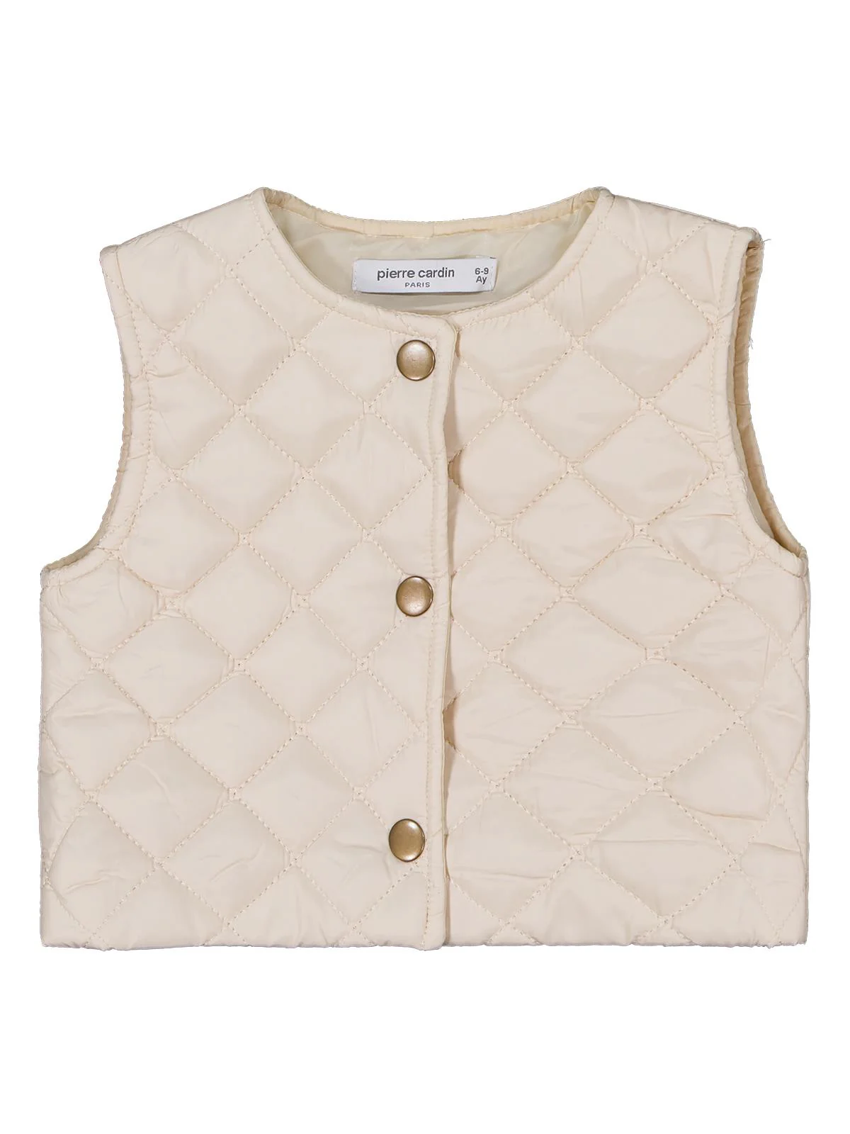 Pierre Cardin Şişme Yelekli 6-18 Ay Takım - Bej - Image 4