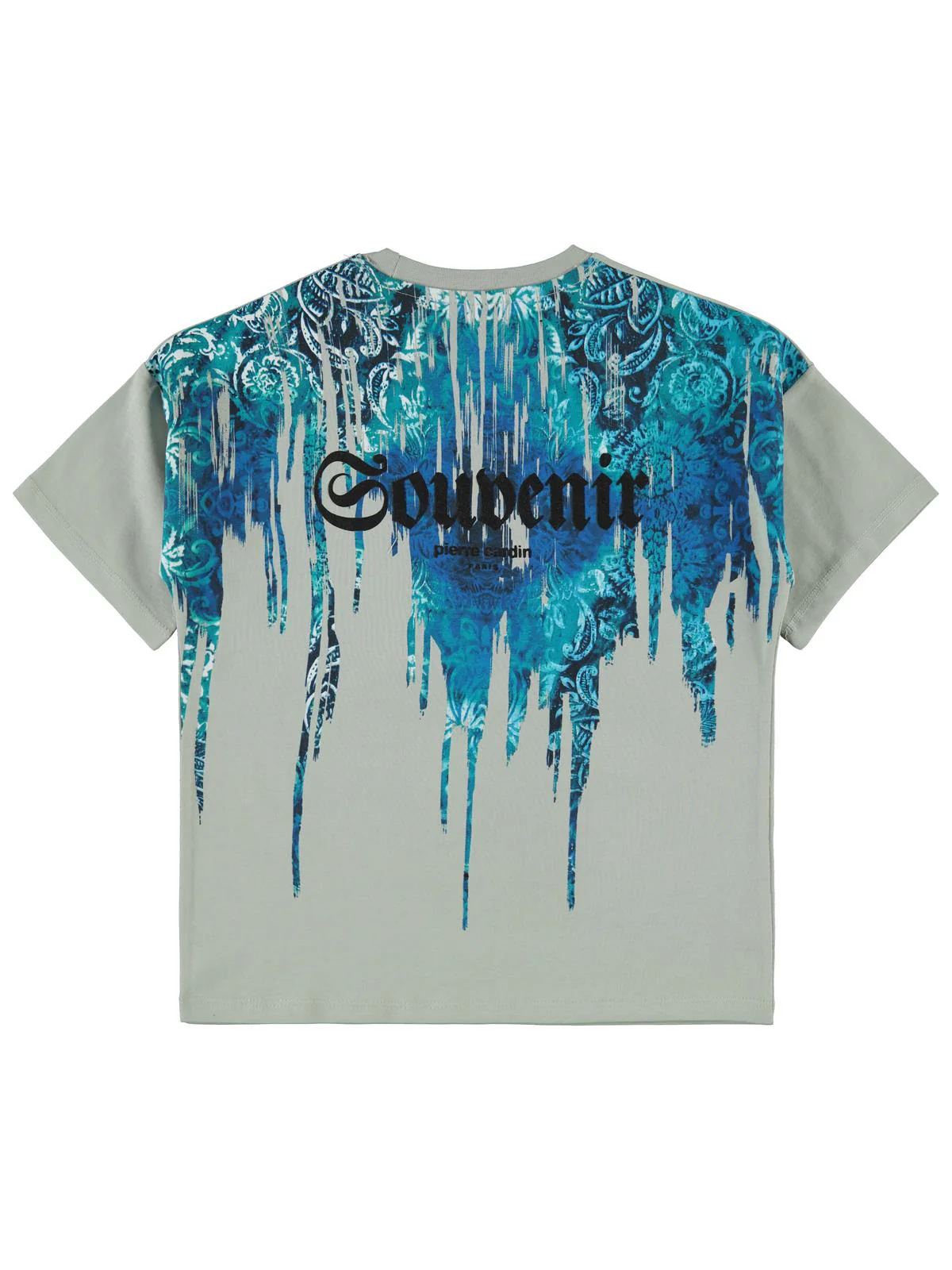 Pierre Cardin Souvenir Baskılı 6-9 Yaş Tişört - Gri - Image 6
