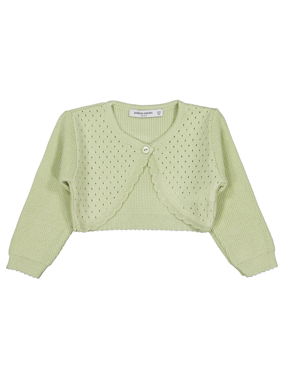 Pierre Cardin Triko Hırkalı 3'lü 6-18 Ay Elbise - Yeşil - Image 4