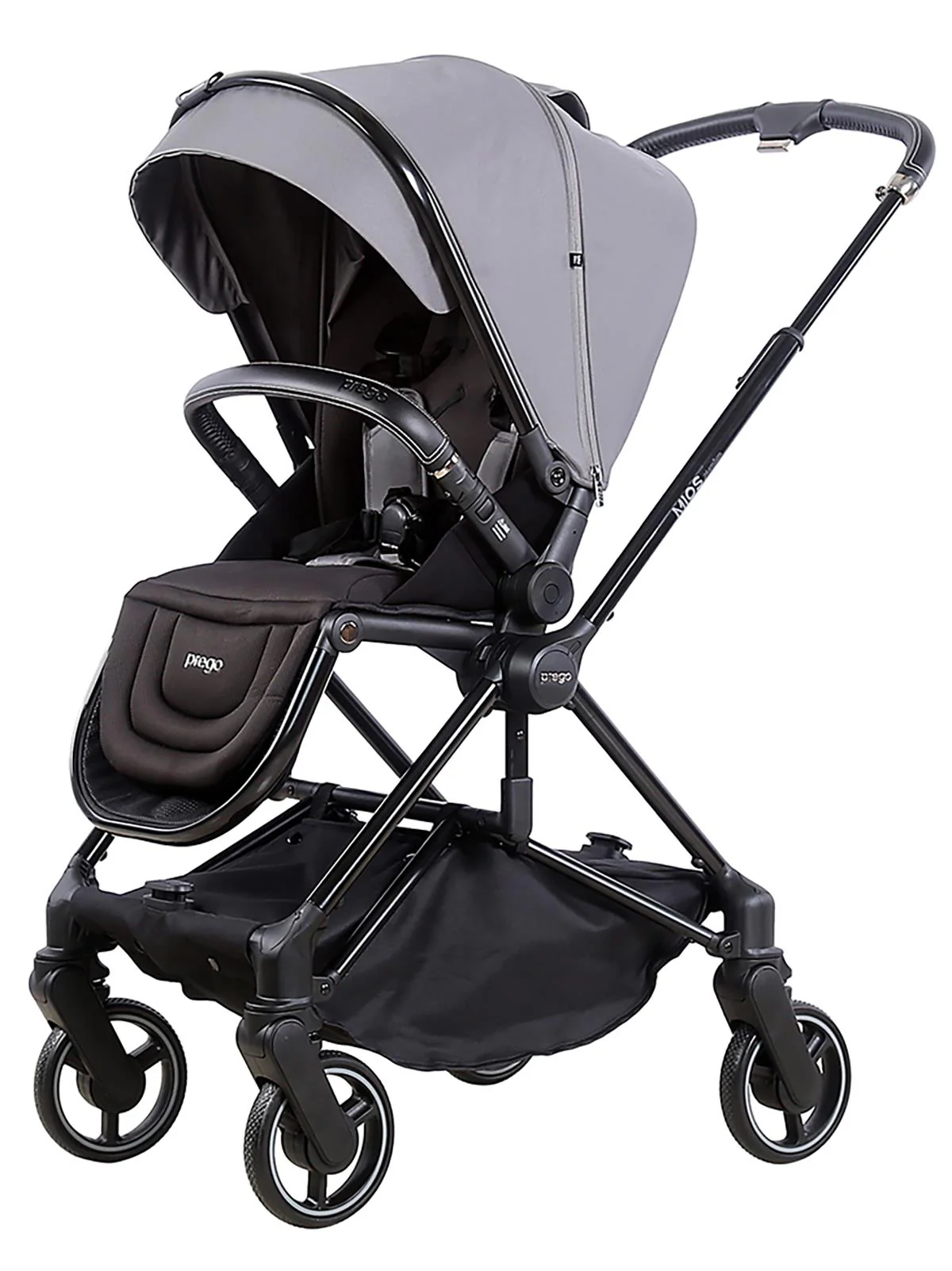 Prego Mios Premium Çift Yönlü Bebek Arabası - Gri - Image 12