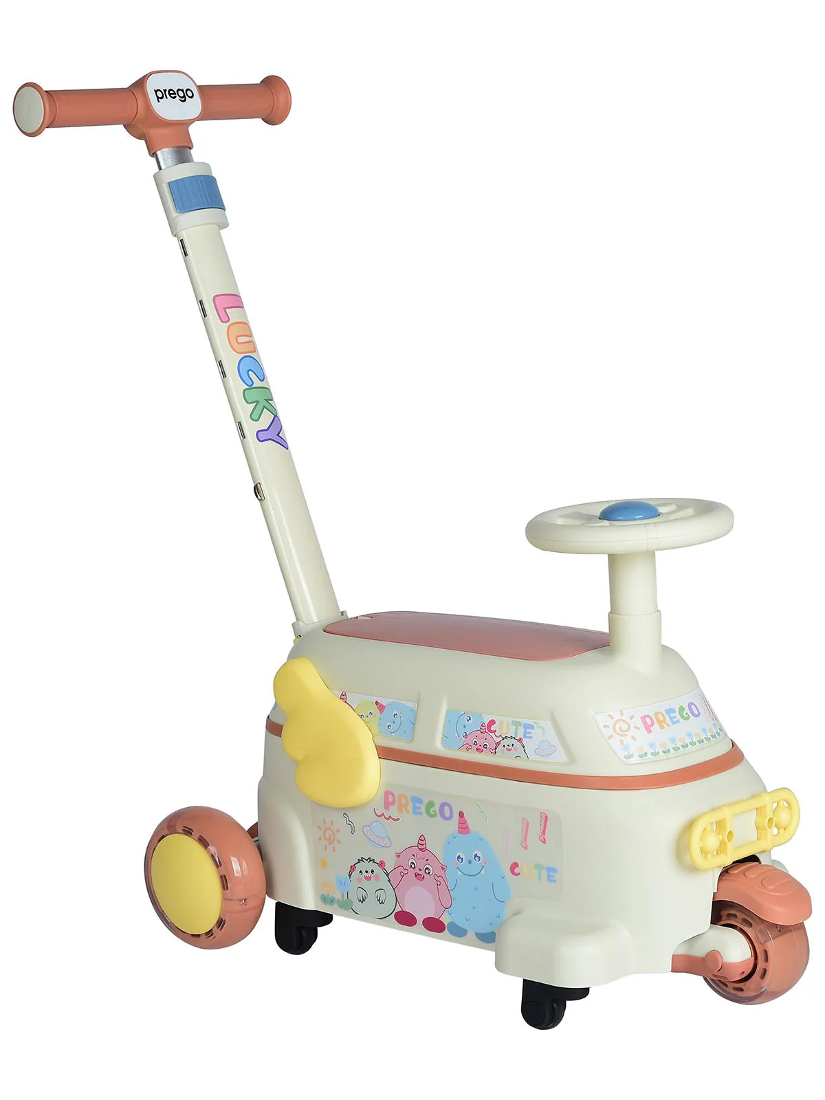Prego Toys Lucky Scooter - Bej - Image 2