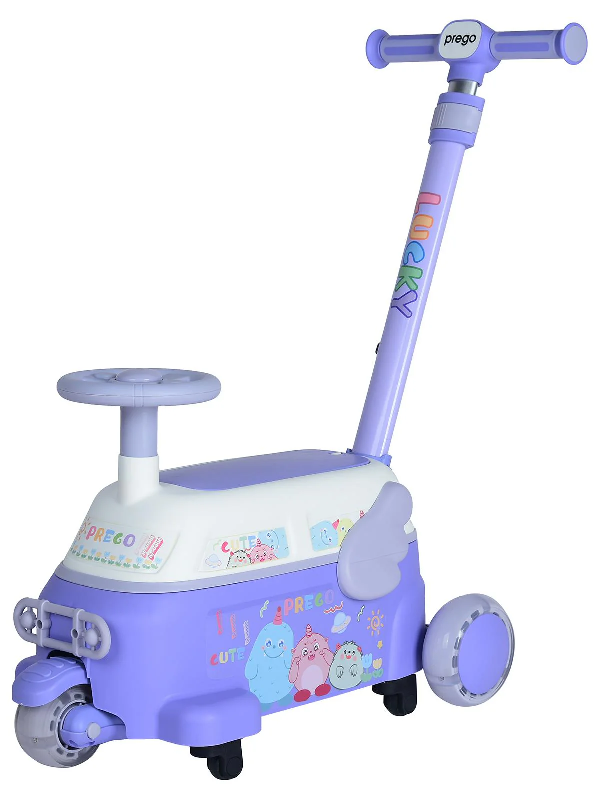 Prego Toys Lucky Scooter - Lila - Image 10