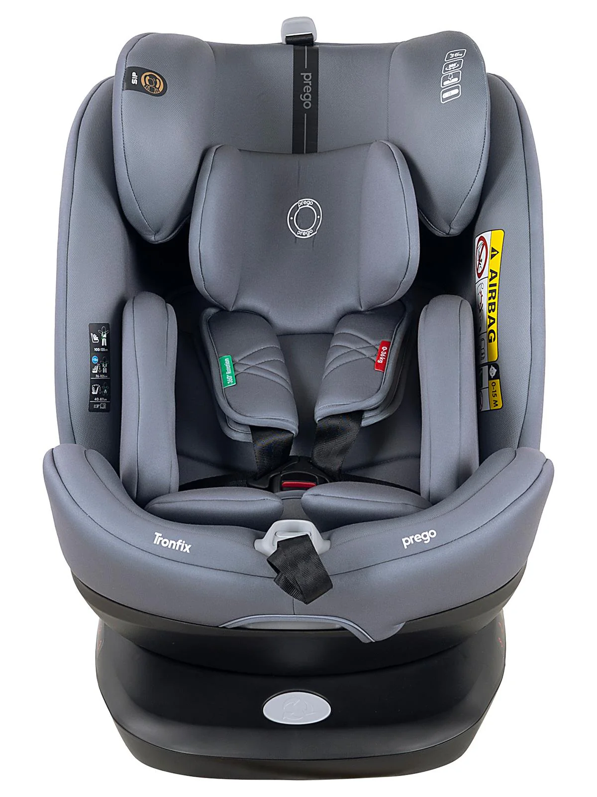 Prego TronFix I-Size 0-36 Kg Oto Koltuğu - Gri - Image 12