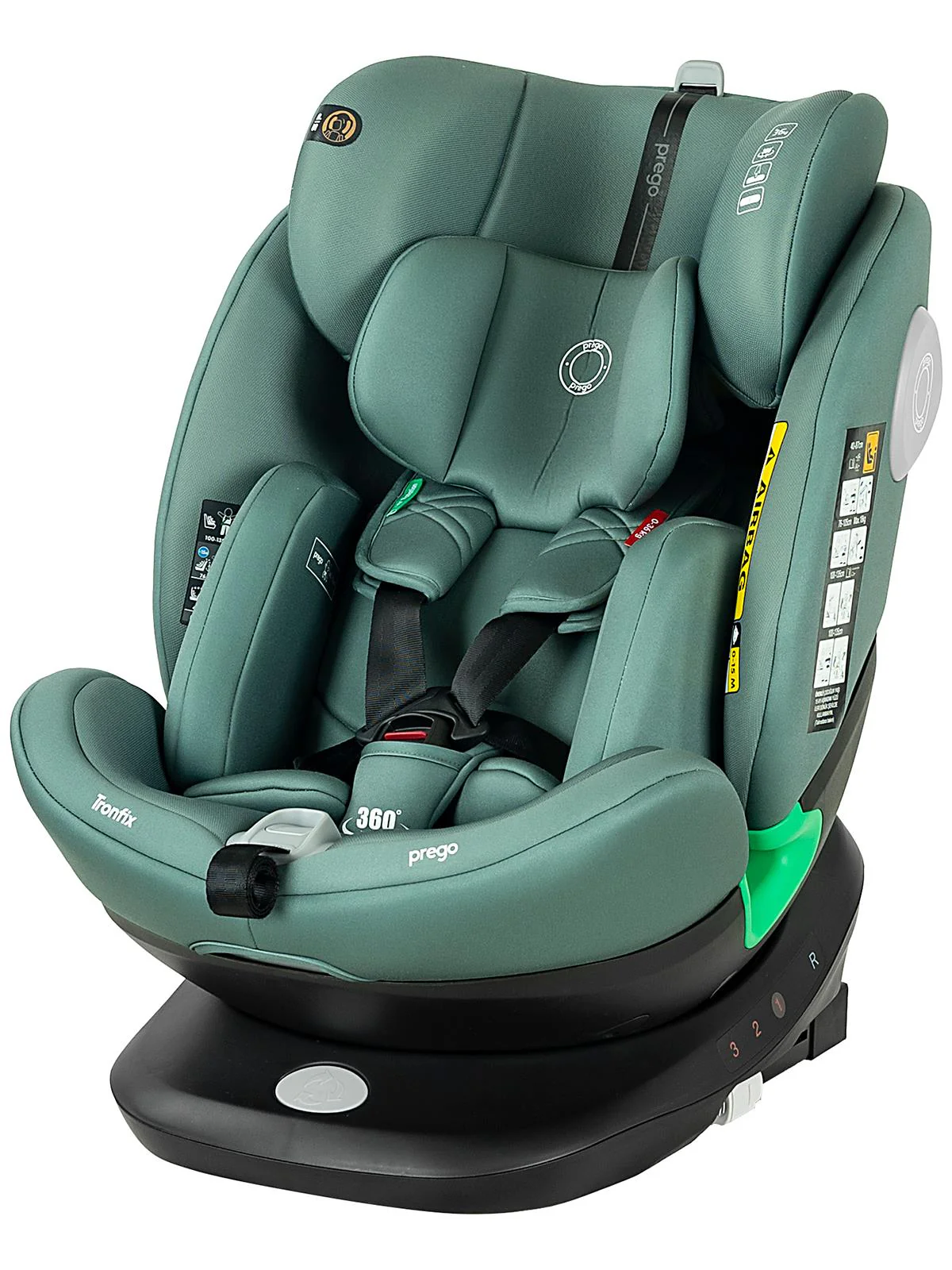 Prego TronFix I-Size 0-36 Kg Oto Koltuğu - Yeşil - Image 12