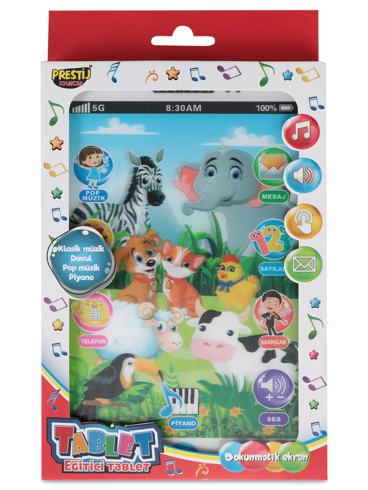 Prestij Oyuncak Eğitici ve Öğretici Eğlenceli Tablet - Sarı - Image 2